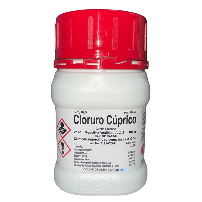 2141-100 - Cloruro Cúprico R. A. De 100 G ID-3497