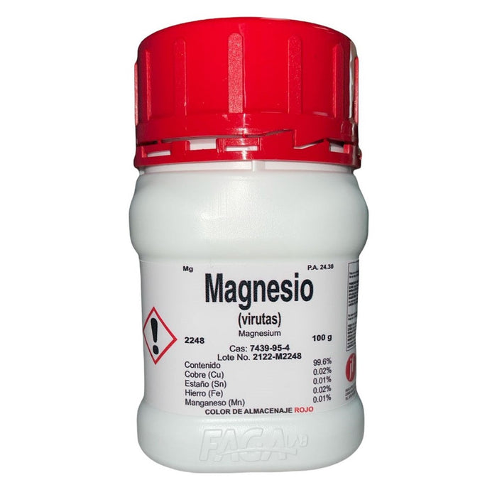 2248-100 - Magnesio (Virutas) R. A. De 100 G ID-2340