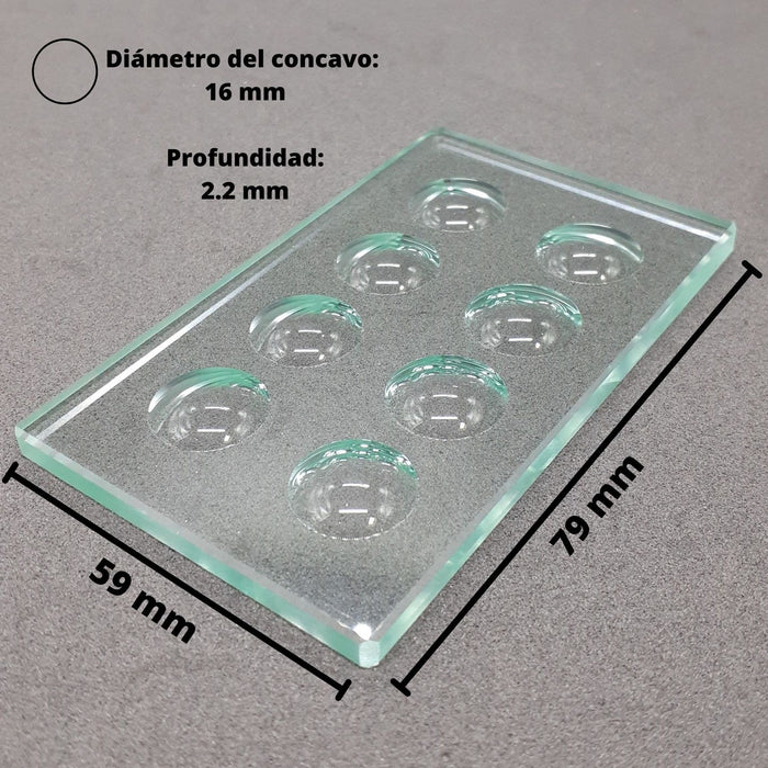 Poc8 - Portaobjeto 8 Cavidades Para Microscopio ID-4246