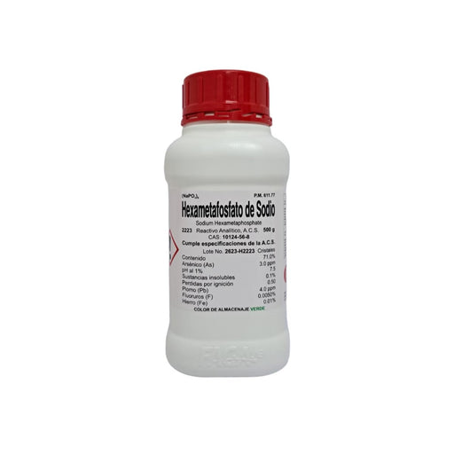 2223-500 - Hexametafosfato De Sodio R.A. De 500 G ID-6365