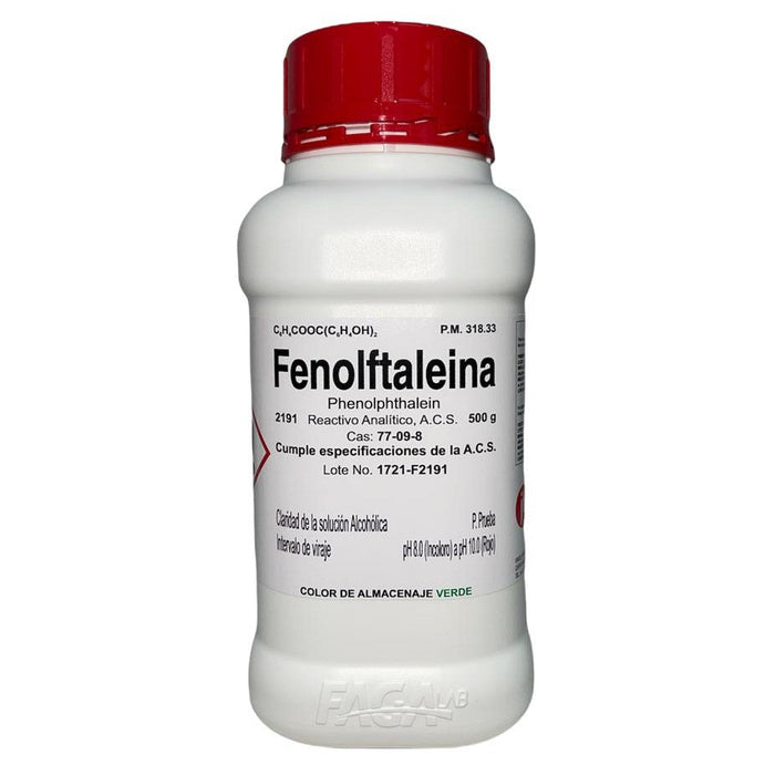 2191-500 - Fenolftaleina R. A. De 500 G ID-3670