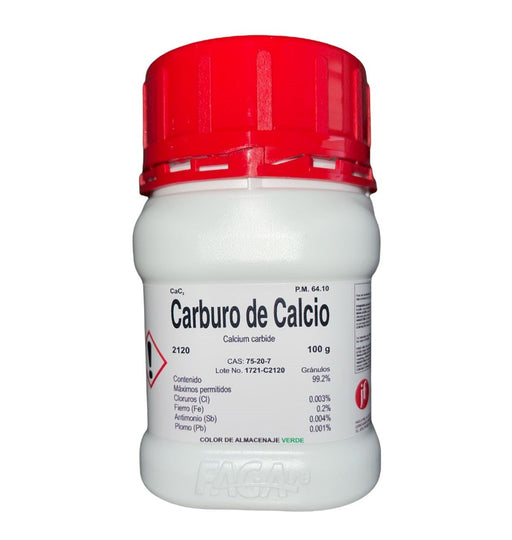 2120-100 - Carburo De Calcio R. A. De 100 G ID-3277