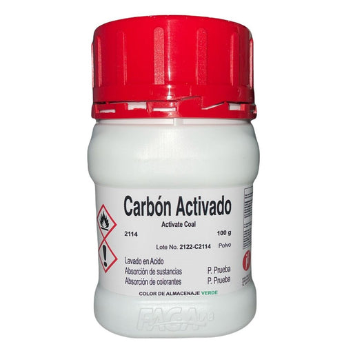 2114-100 - Carbón Activado Polvo R. A. De 100 G ID-3444