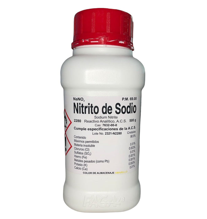 2280-500 - Nitrito De Sodio R. A. De 500 G ID-2488