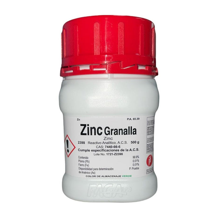 2398-500 - Zinc Granalla R. A. De 500 G ID-2960