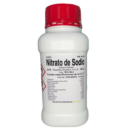 2279-500 - Nitrato De Sodio R. A. De 500 G ID-2478