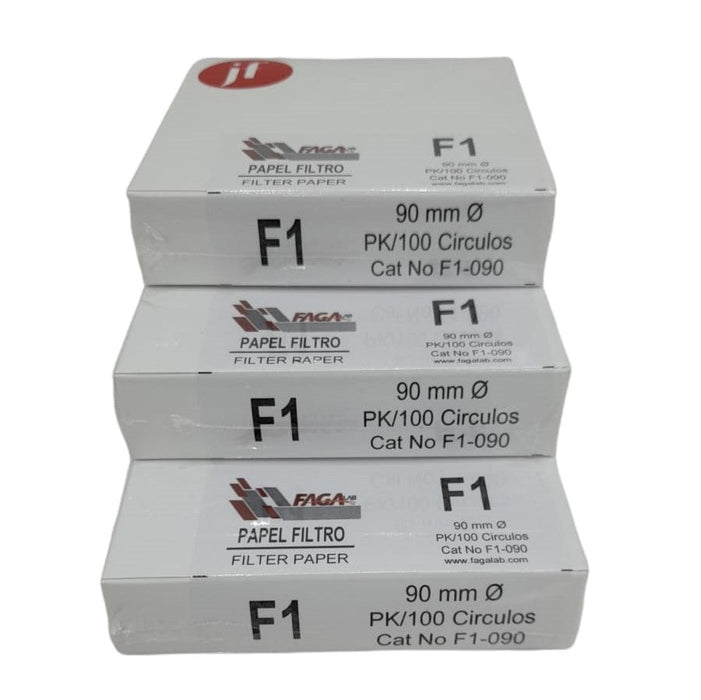 3F1-090 - Paquete De 3 Papel Filtro Cualitativo F1-090 ID-1389