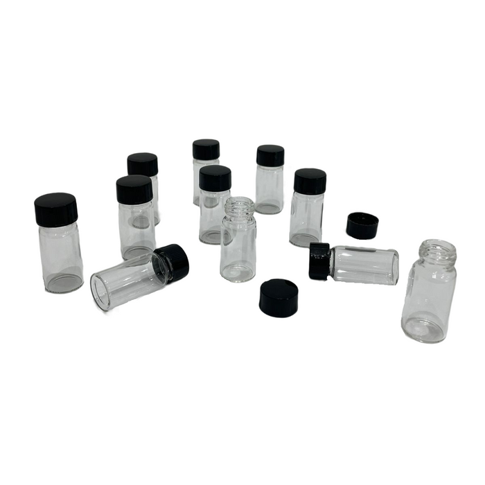 Vtp5 - Vial De Vidrio Tapa De Plástico 5Ml Paq C/100 ID-4568