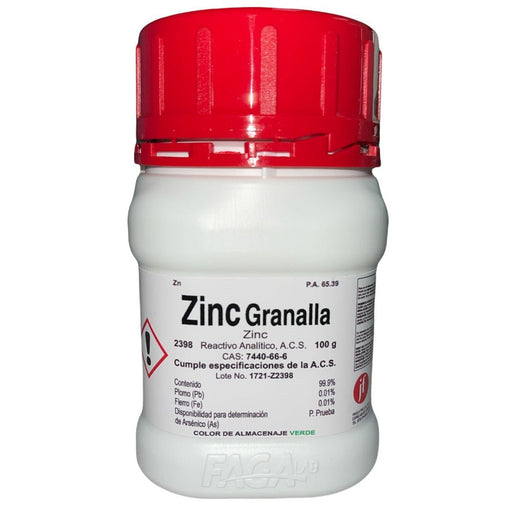 2398-100 - Zinc Granalla R. A. De 100 G ID-2955