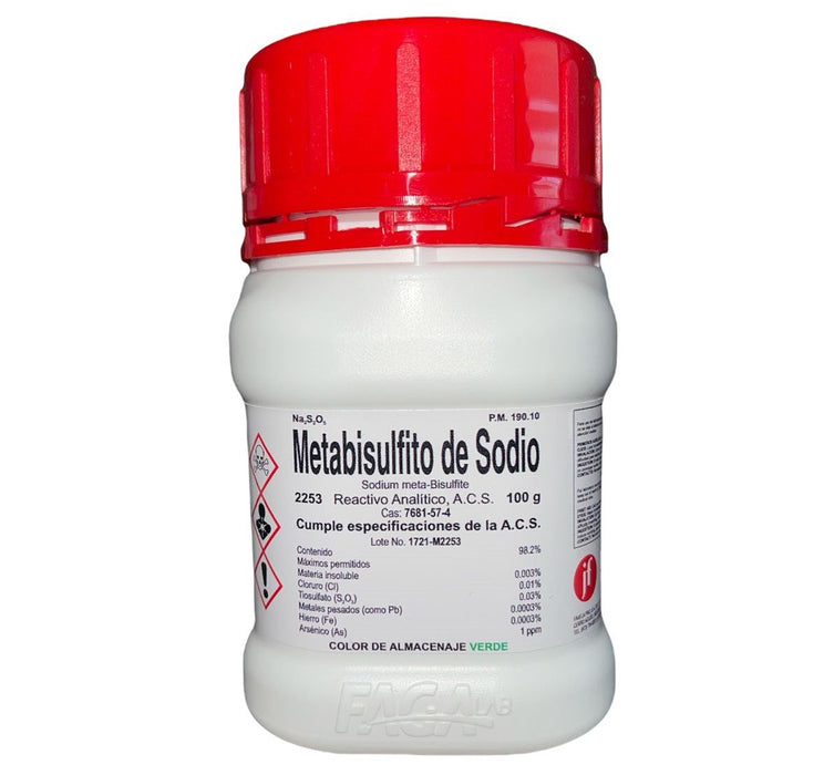 2253-100 - Metabisulfito De Sodio R. A. De 100 G ID-3350