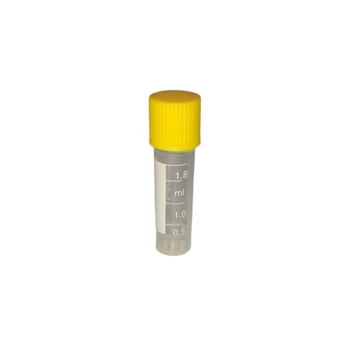 Tcc18Am - Tubo De Congelación De Plástico Crioviales 1.8 Ml 100 Pzas Amarillo ID-5021