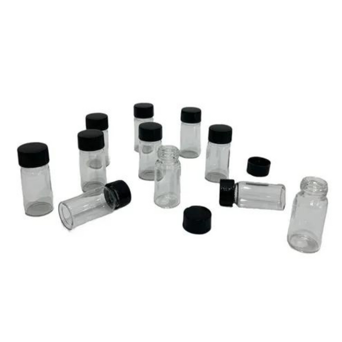 50V5Ml - Vial De Vidrio Tapa De Plástico 5Ml Paq C/50 ID-4824