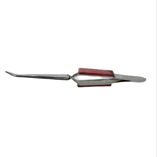 Pinza De Disección Curva C/Mango De Madera Acero Inox 929-C Pakistan ID-1568683
