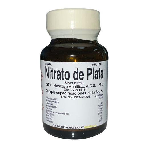 2276-25 - Nitrato De Plata R. A. De 25 G ID-2465