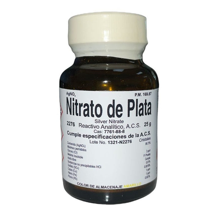 2276-25 - Nitrato De Plata R. A. De 25 G ID-2465