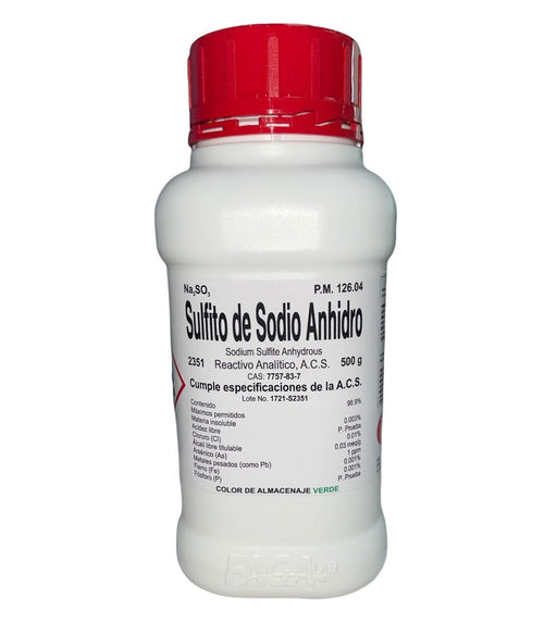 2351-500 - Sulfito De Sodio Anhidro R. A. De 500 G ID-3339