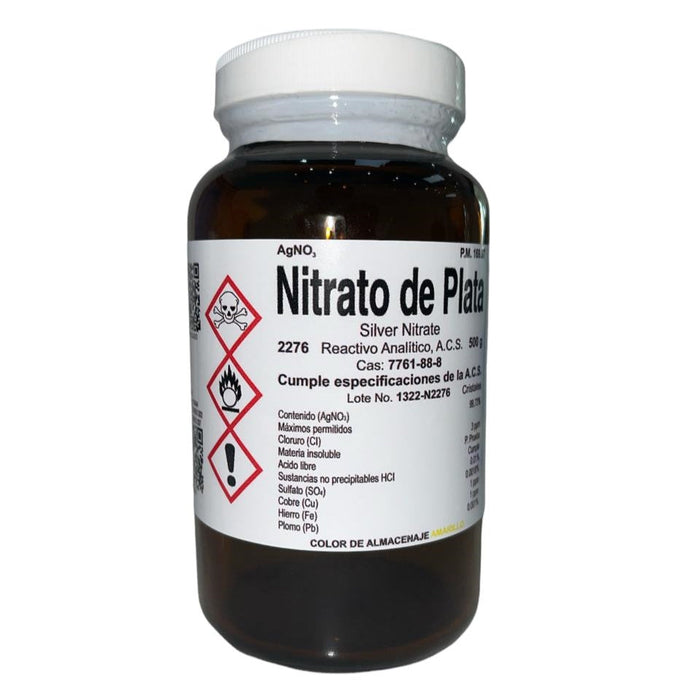 2276-500 - Nitrato De Plata R. A. De 500 G ID-2470