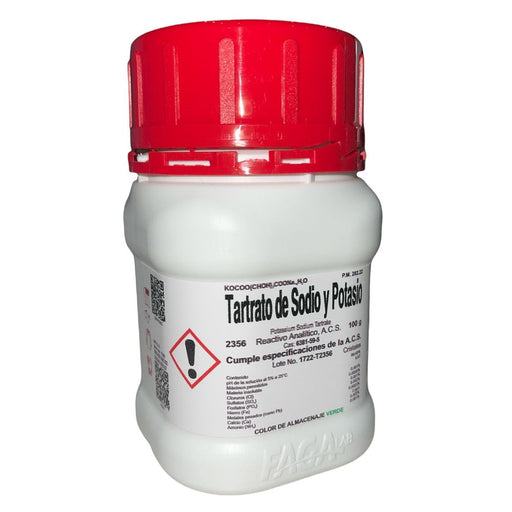 2356-100 - Tartrato De Sodio Y Potasio R. A. De 100 G ID-2830