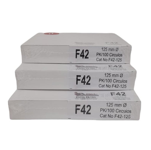 3F42-125 - Paquete De 3 Papel Filtro Cuantitativo F42-125 ID-1498