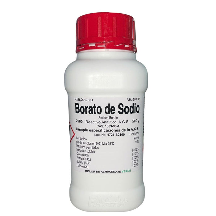 2100-500 - Borato De Sodio R. A. De 500 G ID-3403