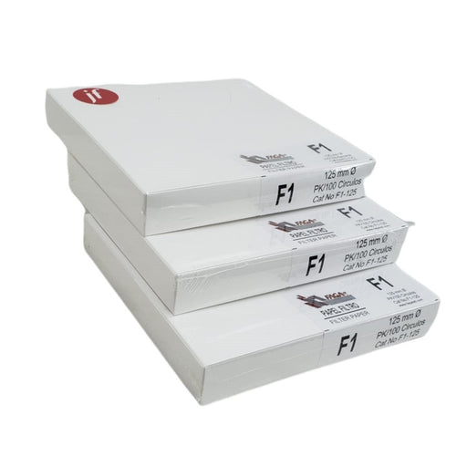 3F1-125 - Paquete De 3 Papel Filtro Cualitativo F1-125 C/100 ID-1435