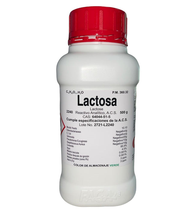 2240-500 - Lactosa R. A. De 500 G ID-3258