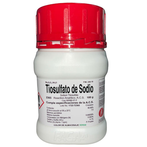 2365-100 - Tiosulfato De Sodio Penta R. A. De 100G ID-3243