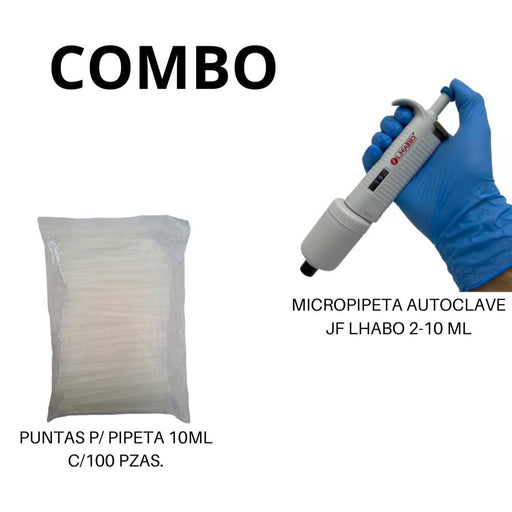 Pipeta 2-10Ml + Puntas 10,000Ul Jf Lhabo ID-2417953