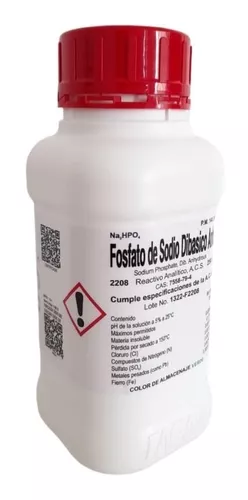 2208-250 - Fosfato De Sodio Dibasico Anhidro R. A. 250 G ID-6359