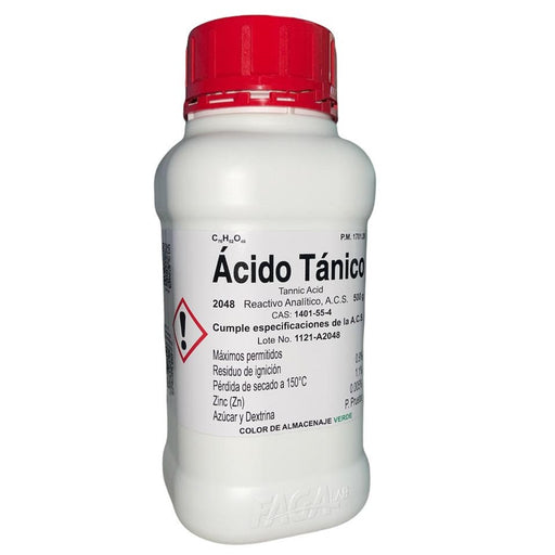 2048-500 - Acido Tanico R. A. De 500 G ID-1956