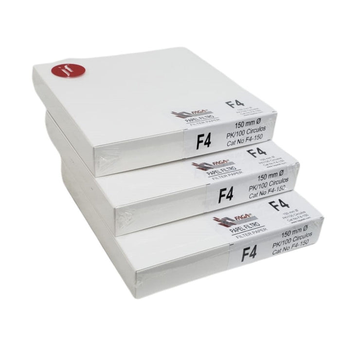 3F4-150 - Paquete De 3 Papel Filtro Cualitativo F4-150 C/100 ID-1457