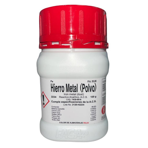 2234-100 - Hierro Metal Polvo R. A. De 100 G ID-2202