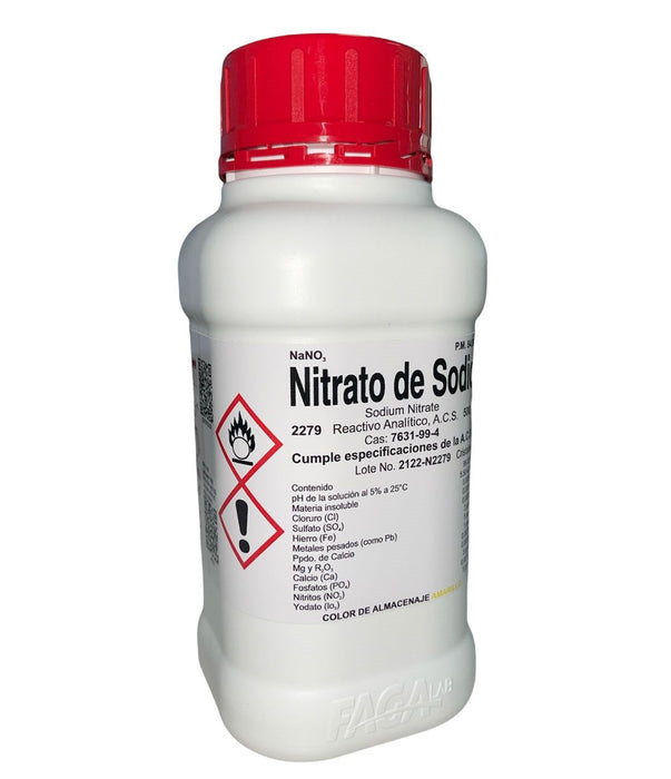 2279-500 - Nitrato De Sodio R. A. De 500 G ID-2479