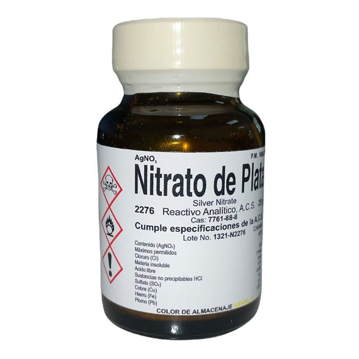 2276-25 - Nitrato De Plata R. A. De 25 G ID-2466