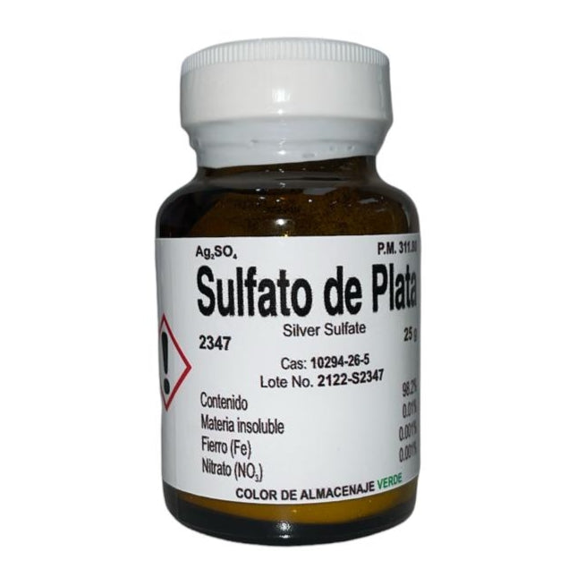 2347-25 - Sulfato De Plata R. A. De 25 G ID-2786