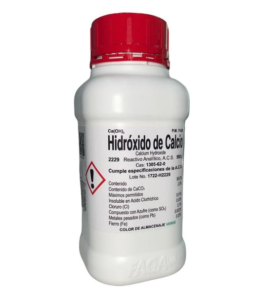 2229-500 - Hidroxido De Calcio R. A. De 500 G ID-2163