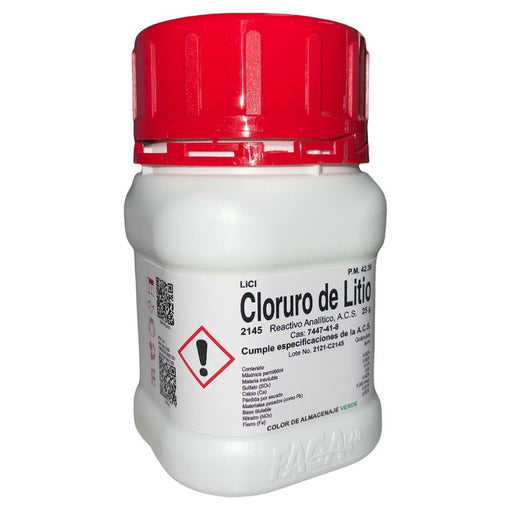 2145-25 - Cloruro De Litio R. A. De 25 G ID-3538