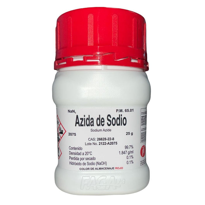 2075-25 - Azida De Sodio R. A. De 25 G ID-2055