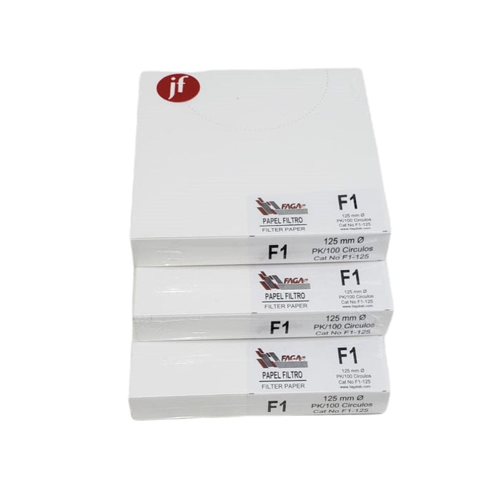 3F1-125 - Paquete De 3 Papel Filtro Cualitativo F1-125 C/100 ID-1436