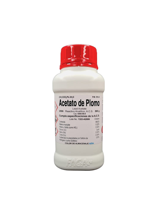 2006-500 - Acetato De Plomo R.A. De 500 G ID-6211