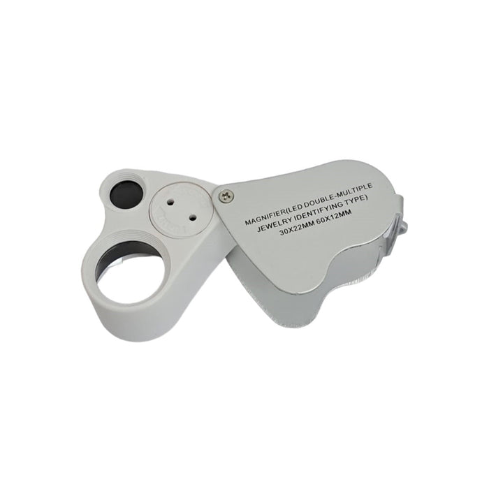 Lupa De Ojo Con Luz Led Para Joyería Y Multiusos 30X,60X Jf Lhabo ID-2490000