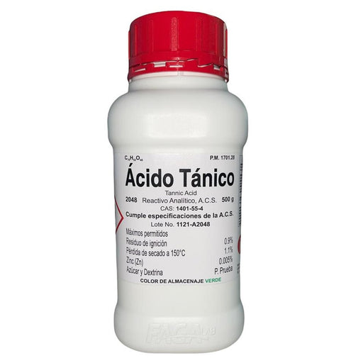 2048-500 - Acido Tanico R. A. De 500 G ID-1955