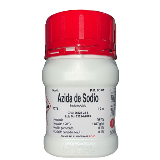 2075-10 - Azida De Sodio R. A. De 10 G ID-2045