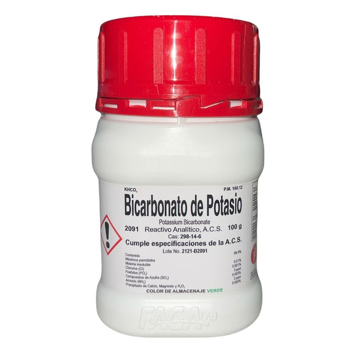 2091-100 - Bicarbonato De Potasio R. A. De 100 G ID-3383