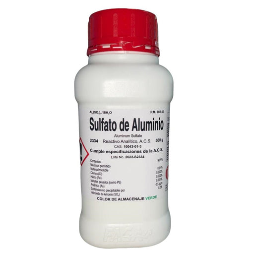 2334-500 - Sulfato De Aluminio R. A. De 500 G ID-2748