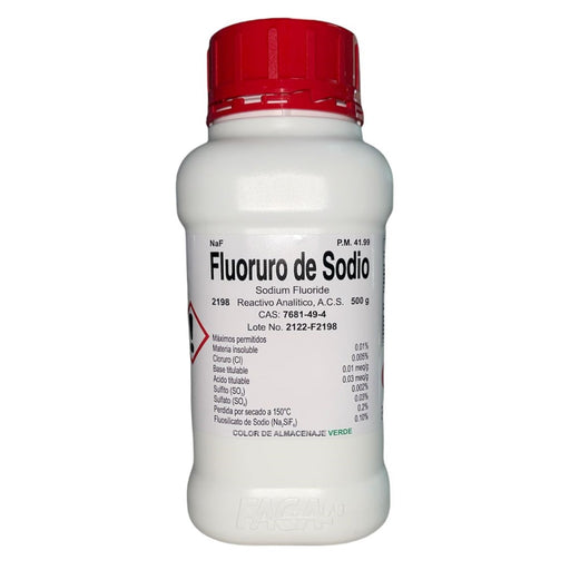 2198-500 - Fluoruro De Sodio R. A. De 500 G ID-3690