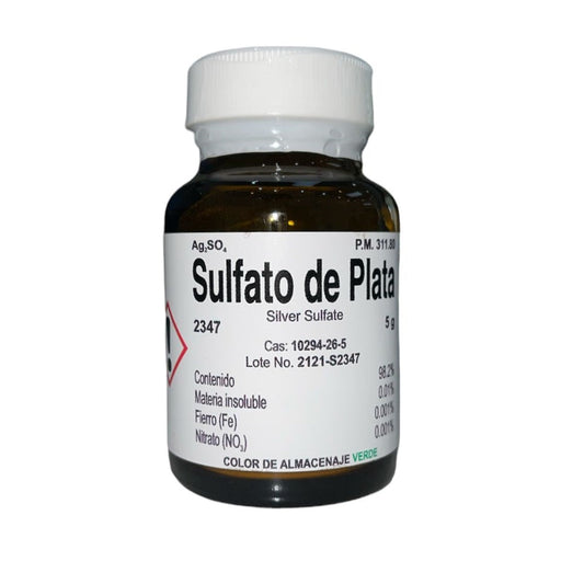 2347-5 - Sulfato De Plata R. A. 5 G ID-2778