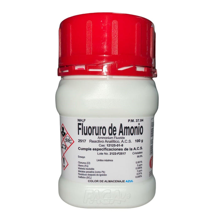 2517-100 - Fluoruro De Amonio R. A. 100 G ID-3675