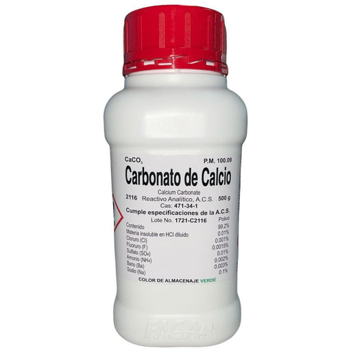 2116-500 - Carbonato De Calcio R. A. De 500 G ID-3459