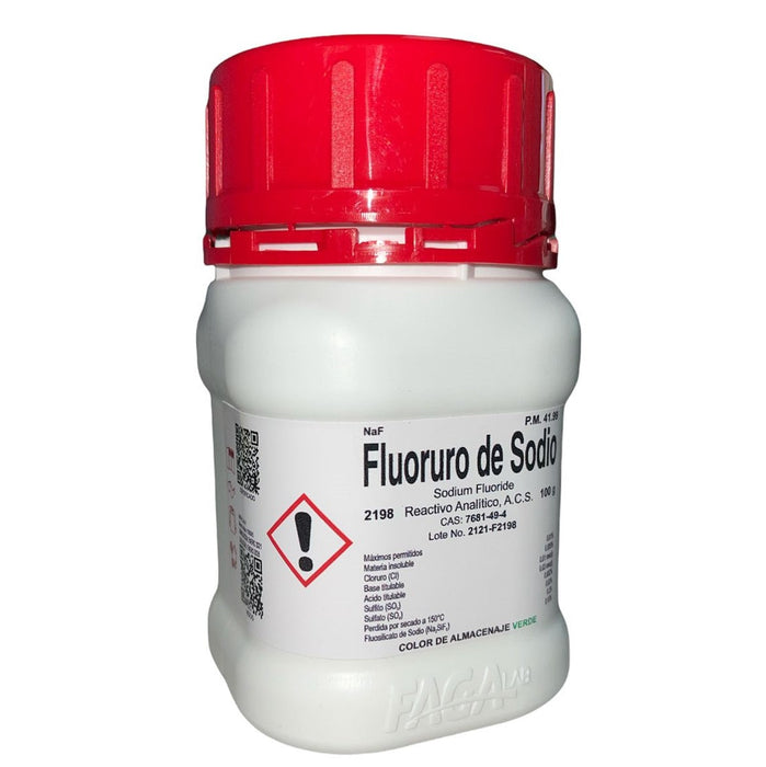 2198-100 - Fluoruro De Sodio R. A. De 100 G ID-3686